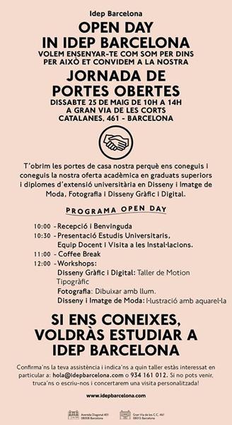 Invitación Open Day Abril 2013